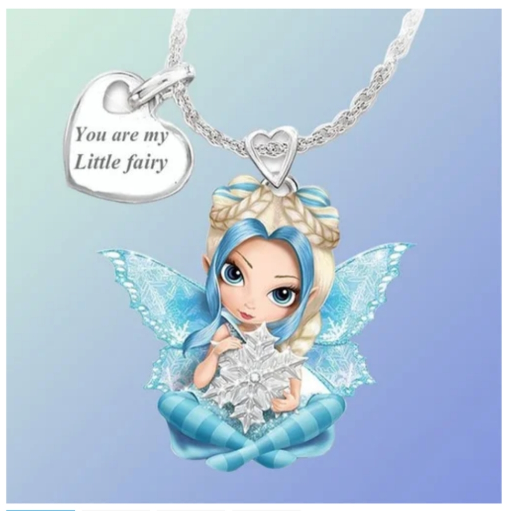 You are my little fairy' exquisite fairy Necklace